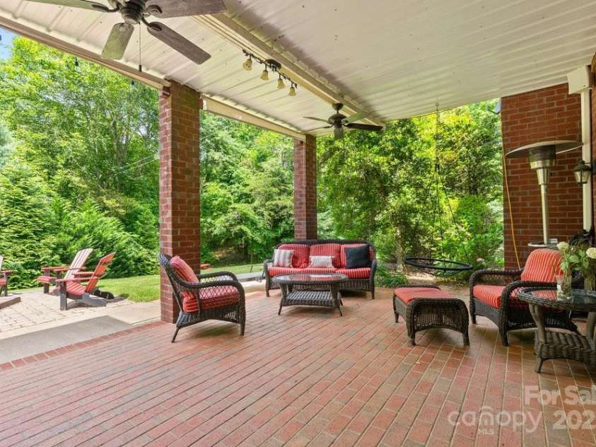 134 Brightmore Circle, Rutherfordton, NC 28139.  MLS# CAR4300991, YatesRealty ID 3721. Basement level patio