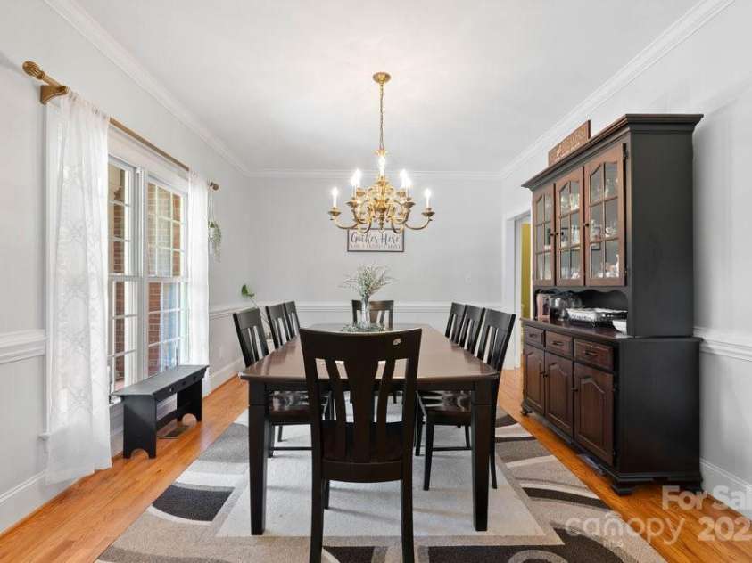 134 Brightmore Circle, Rutherfordton, NC 28139.  MLS# CAR4300991, YatesRealty ID 3721. Dining room