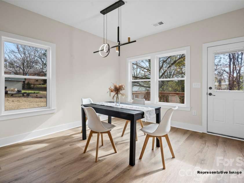 712 Jackson Terrace, Concord, NC 28027.  MLS# CAR4404681, YatesRealty ID 37214. Dining Room(Representative Image)
