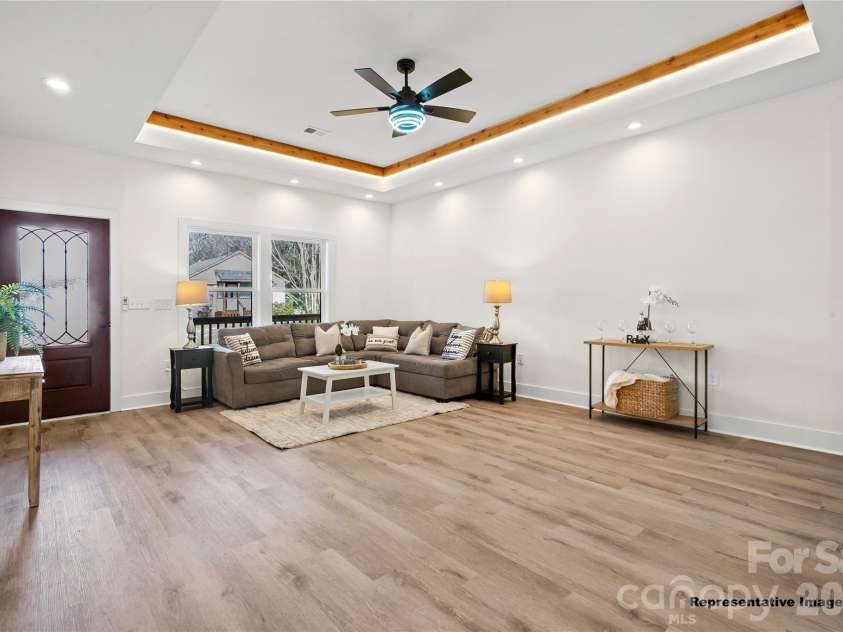 712 Jackson Terrace, Concord, NC 28027.  MLS# CAR4404681, YatesRealty ID 37214. Living Room(Representative Image)
