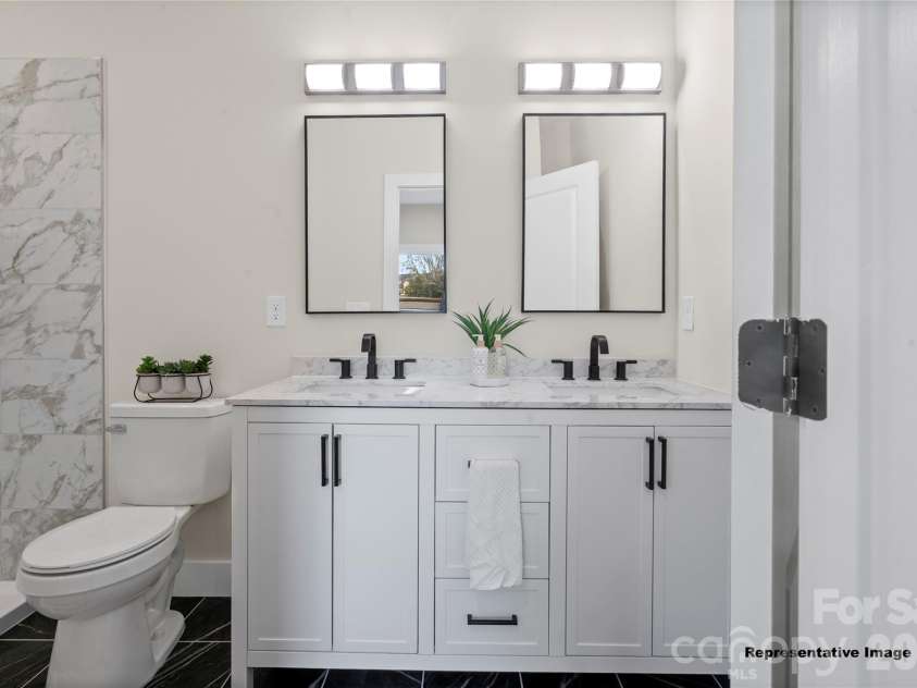 712 Jackson Terrace, Concord, NC 28027.  MLS# CAR4404681, YatesRealty ID 37214. Primary Bathroom(Representative Image)