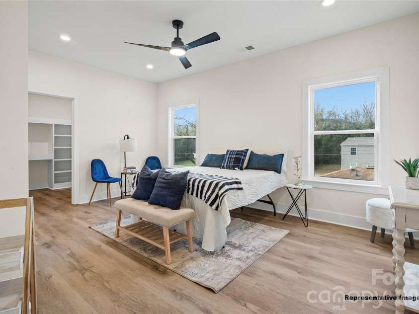 712 Jackson Terrace, Concord, NC 28027.  MLS# CAR4404681, YatesRealty ID 37214. Primary Bedroom(Representative Image)