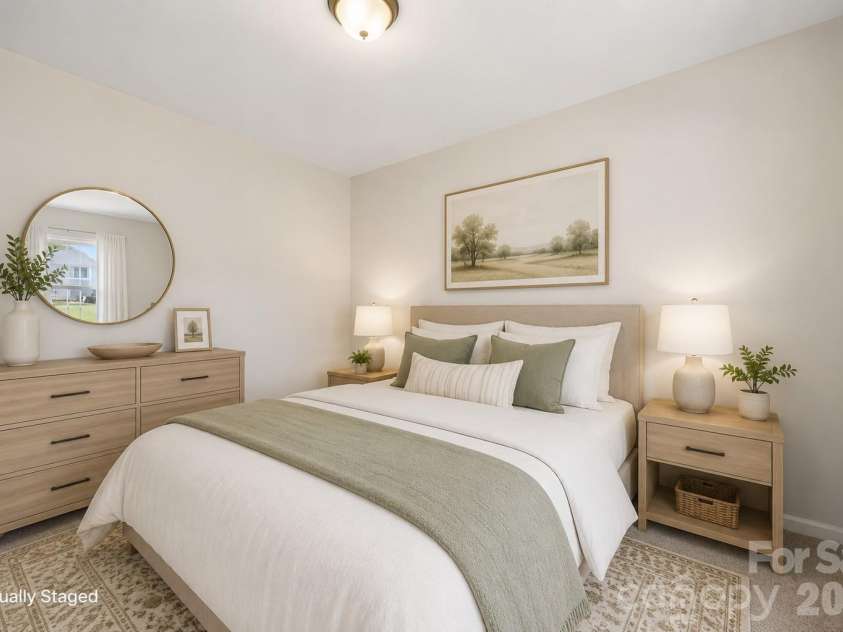 2943 Parkwest Drive, Albemarle, NC 28001.  MLS# CAR4404835, YatesRealty ID 37227. Virtually Staged - Bedroom 2