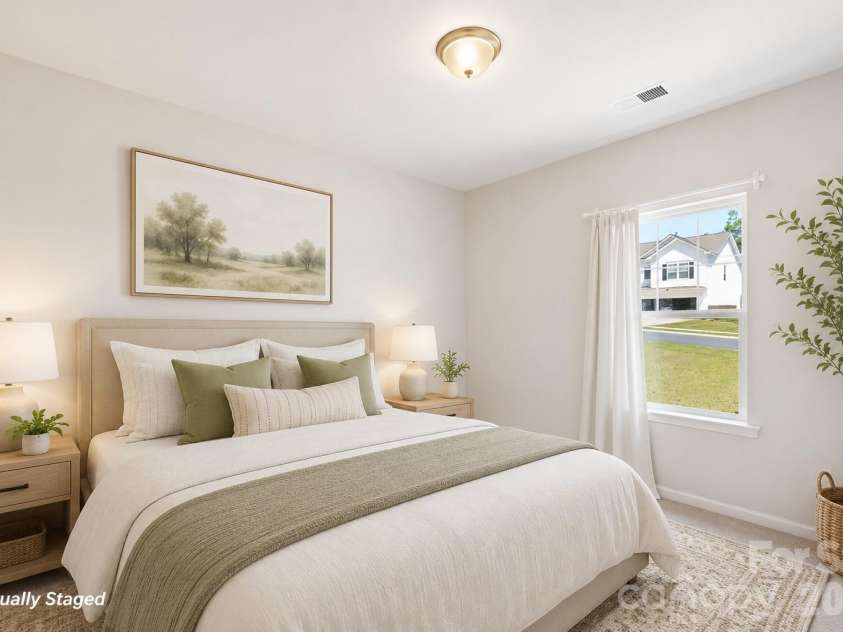 2943 Parkwest Drive, Albemarle, NC 28001.  MLS# CAR4404835, YatesRealty ID 37227. Virtually Staged - Bedroom 2