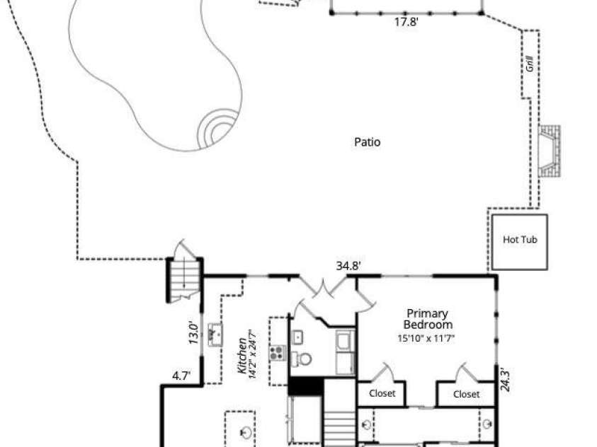 2021 Dilworth Road, Charlotte, NC 28203.  MLS# CAR4402943, YatesRealty ID 37238. 