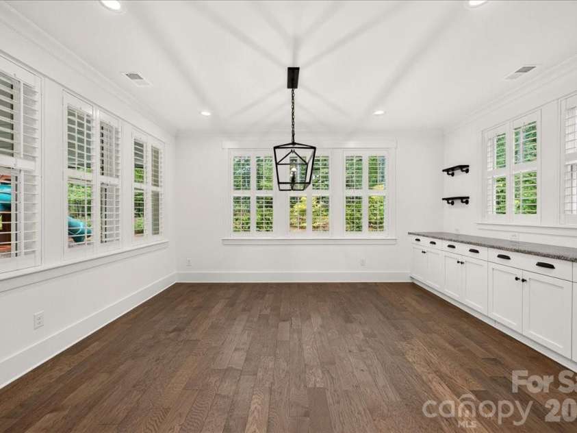 3142 Sherman Drive, Lancaster, SC 29720.  MLS# CAR4396723, YatesRealty ID 37243. This dining area will accomodate a very large table with tons of serving/counter space for all occasions