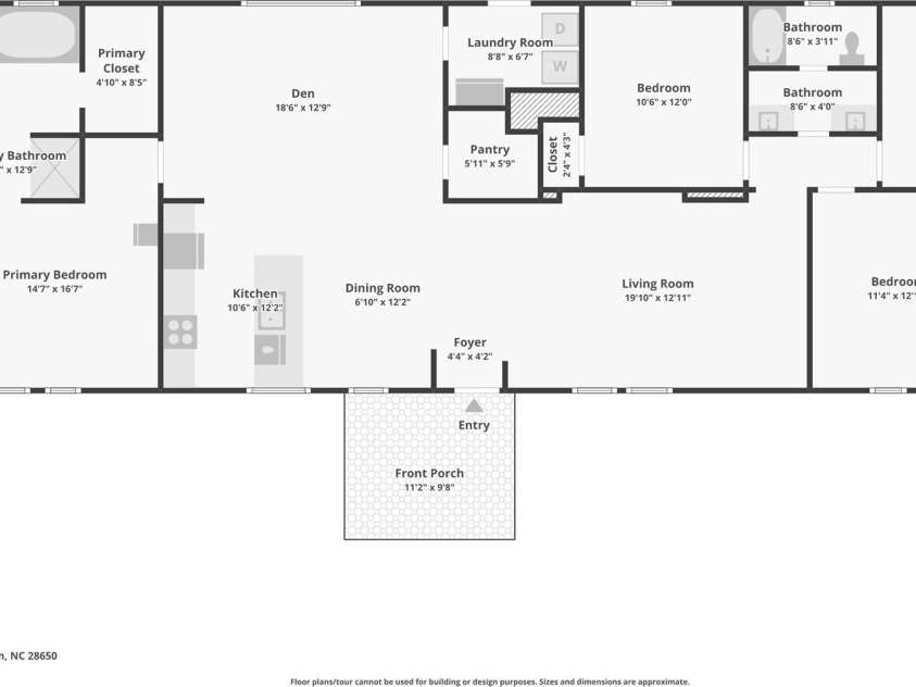 3443 Meldonna Drive, Maiden, NC 28650.  MLS# CAR4397018, YatesRealty ID 37245. 