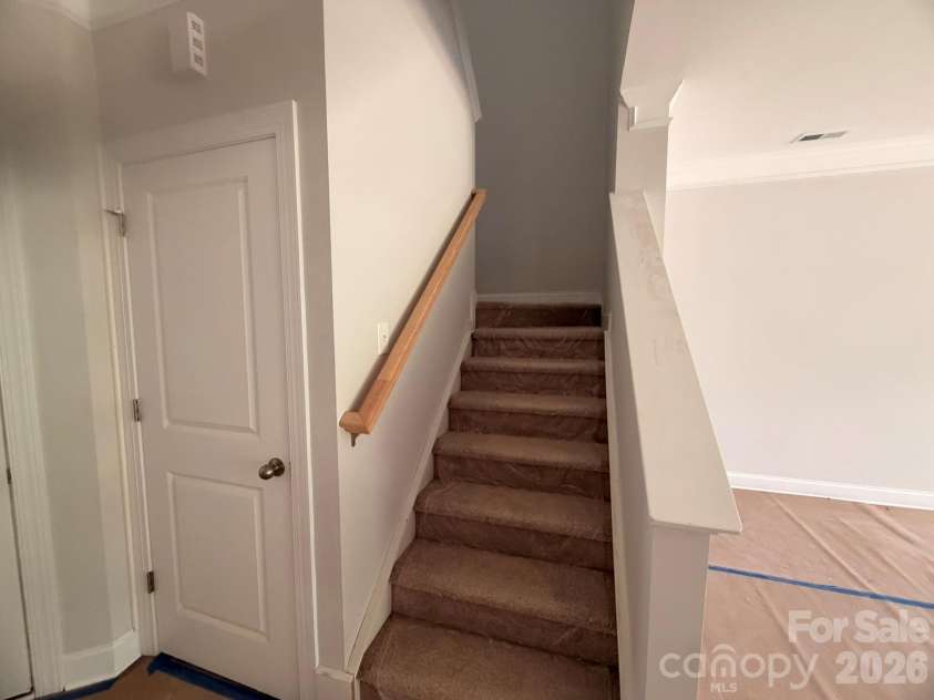 4371 Black Court, Harrisburg, NC 28075.  MLS# CAR4375352, YatesRealty ID 37247. Staircase