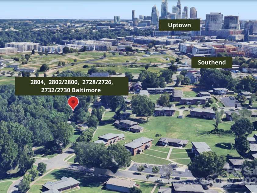 2804 Baltimore Avenue, Charlotte, NC 28203.  MLS# CAR4188164, YatesRealty ID 3725. 
