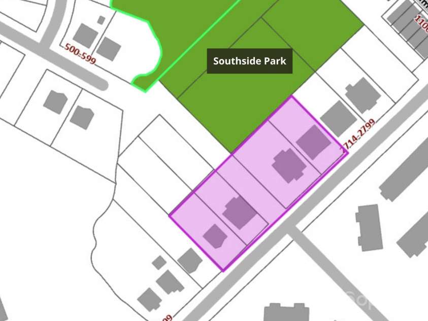 2804 Baltimore Avenue, Charlotte, NC 28203.  MLS# CAR4188164, YatesRealty ID 3725. 