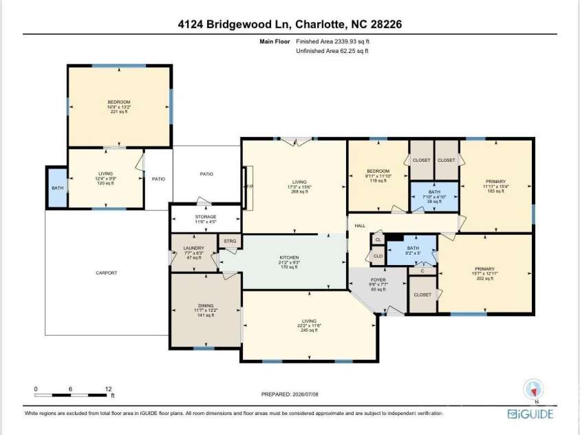 4124 Bridgewood Lane, Charlotte, NC 28226.  MLS# CAR4399322, YatesRealty ID 37252. 