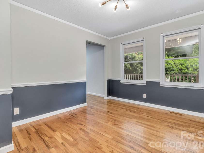 11 Aquarian Way, Leicester, NC 28748.  MLS# CAR4399952, YatesRealty ID 37257. Dining room