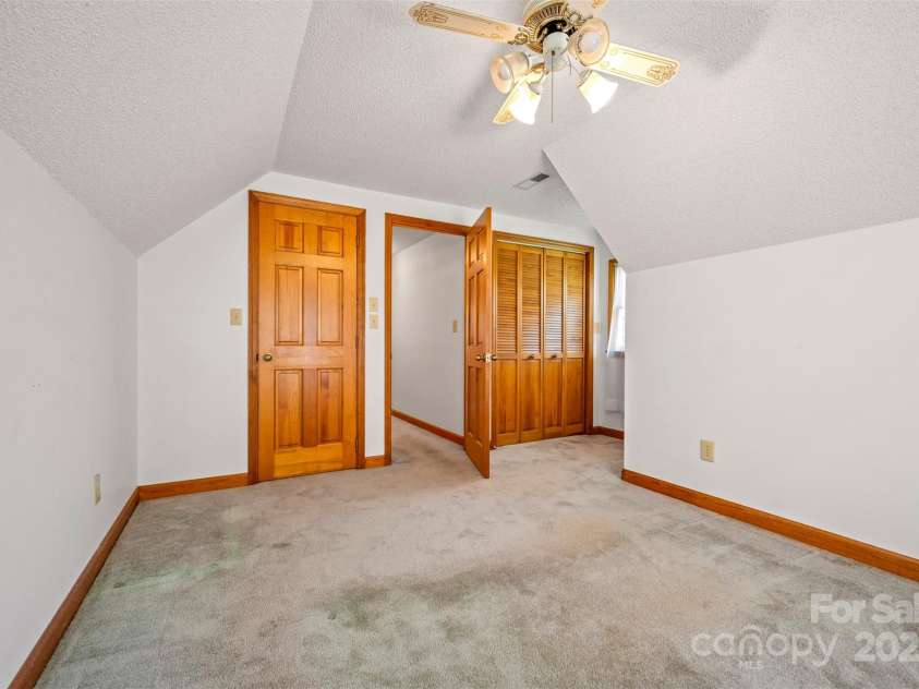 49 Meadowbrook Road, Rutherfordton, NC 28139.  MLS# CAR4324509, YatesRealty ID 3727. Upstairs Bedroom 3
