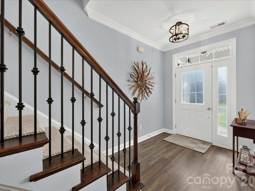 1437 Imperial Court, York, SC 29745.  MLS# CAR4396228, YatesRealty ID 37270. Stairs. Newer Mohawk Flooring throughout.