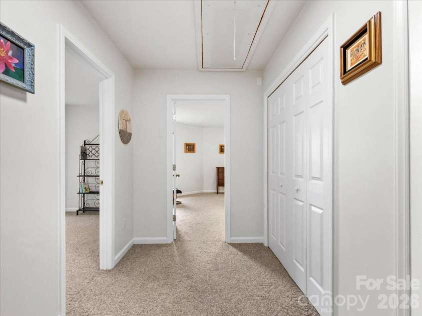 96 Woodrow Avenue, Asheville, NC 28801.  MLS# CAR4398741, YatesRealty ID 37321. Upstairs hallway