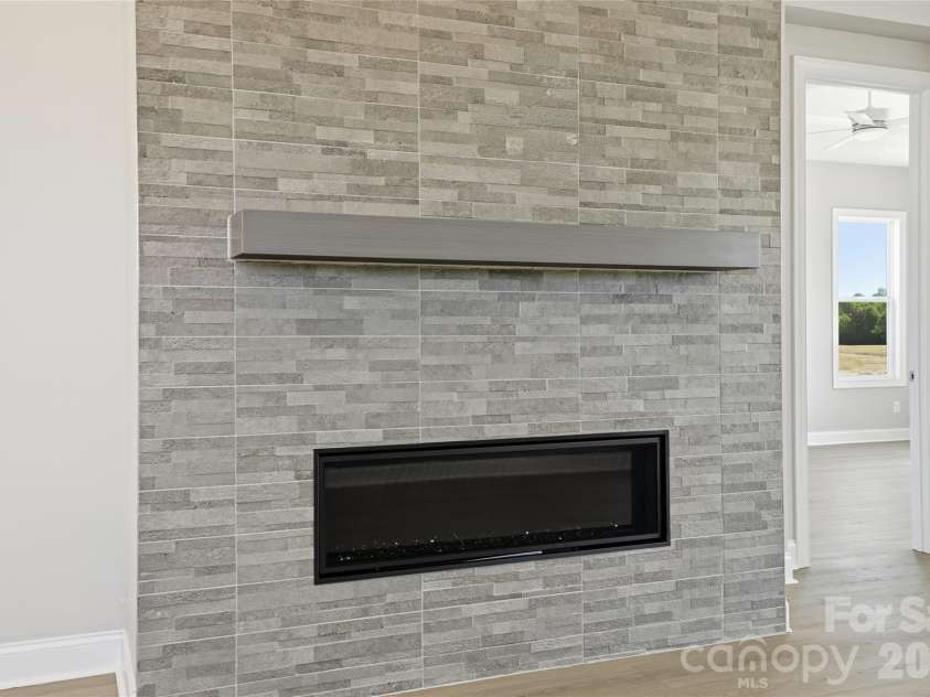 122 Marina Bay Trail, Locust, NC 28097.  MLS# CAR4388048, YatesRealty ID 37327. Linear Fireplace