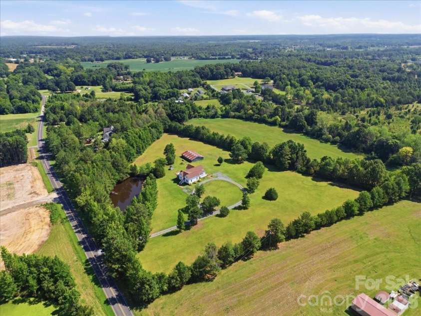 1506 Sandy Ridge Road, Monroe, NC 28112.  MLS# CAR4400348, YatesRealty ID 37346. Property - Aerial