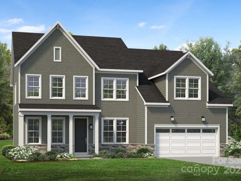 4217 Pinekirk Drive, Charlotte, NC 28269.  MLS# CAR4316137, YatesRealty ID 3735. Architectural rendering shown. This is a proposed home and not yet under construction. Buyers will have the opportunity to make design and structural selections. Exterior colors, materials, and features are subject to c