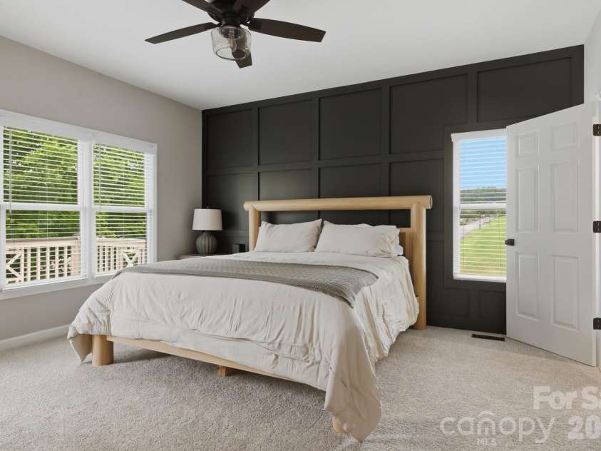643 Landing Drive, Jefferson, NC 28640.  MLS# CAR4403187, YatesRealty ID 37369. Primary Bedroom