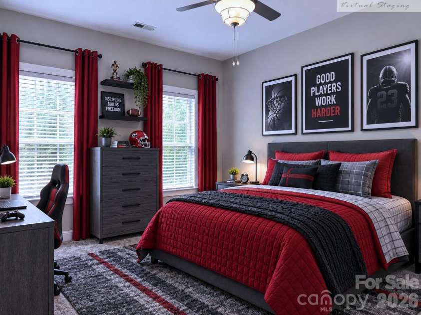 2843 Lakeshore Drive, Chester, SC 29706.  MLS# CAR4372789, YatesRealty ID 37378. Bedroom 3-VS