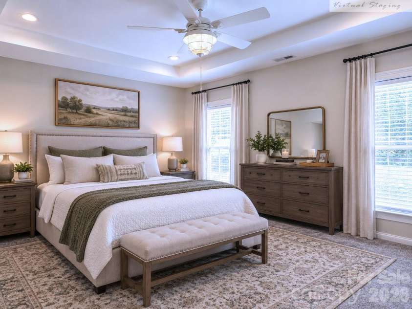 2843 Lakeshore Drive, Chester, SC 29706.  MLS# CAR4372789, YatesRealty ID 37378. Primary Bedroom-VS