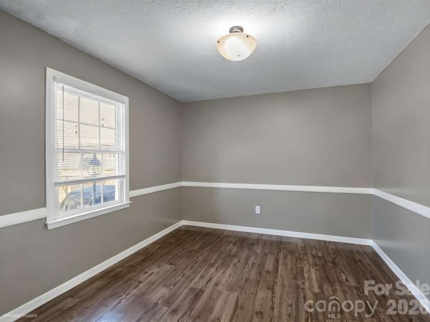 816 Rhodann Drive, Shelby, NC 28152.  MLS# CAR4387818, YatesRealty ID 37379. Dining room decluttered