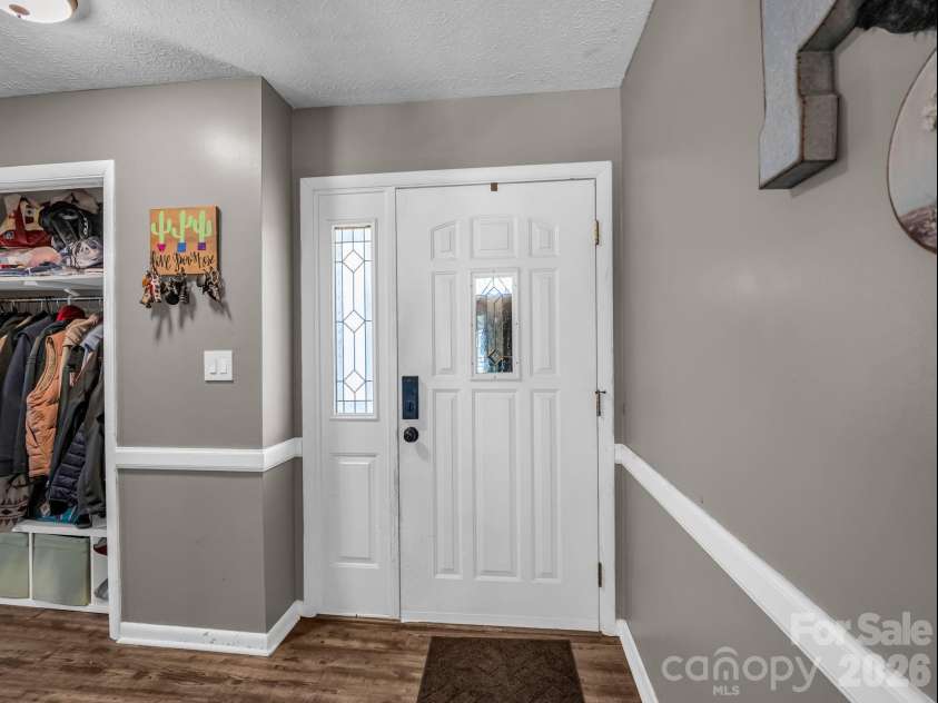 816 Rhodann Drive, Shelby, NC 28152.  MLS# CAR4387818, YatesRealty ID 37379. Front door