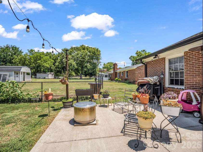 816 Rhodann Drive, Shelby, NC 28152.  MLS# CAR4387818, YatesRealty ID 37379. Patio