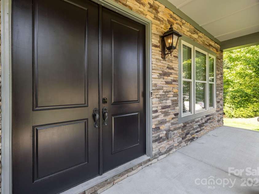 3009 Botetourt Court, Weddington, NC 28104.  MLS# CAR4263826, YatesRealty ID 37389. Double door, front porch entry