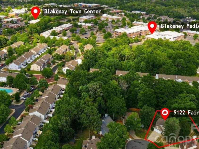 9122 Fairbridge Road, Charlotte, NC 28277.  MLS# CAR4401729, YatesRealty ID 37392. 