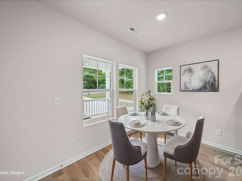 1410 Hubbard Terrace, Shelby, NC 28152.  MLS# CAR4395923, YatesRealty ID 37417. Dining Room - Virtually Staged