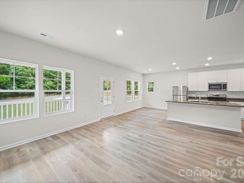 1410 Hubbard Terrace, Shelby, NC 28152.  MLS# CAR4395923, YatesRealty ID 37417. Kitchen and Great Room