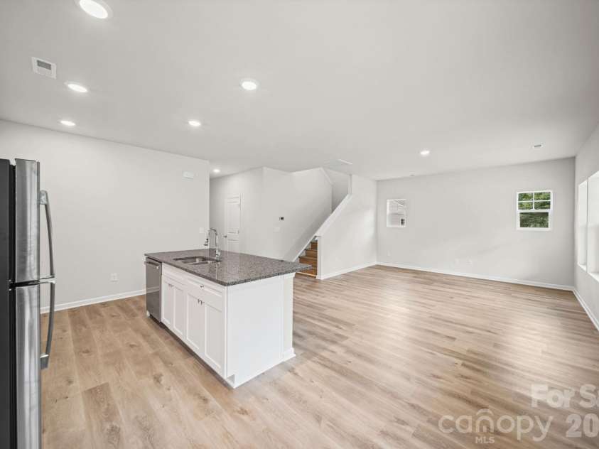 1410 Hubbard Terrace, Shelby, NC 28152.  MLS# CAR4395923, YatesRealty ID 37417. Kitchen and Great Room
