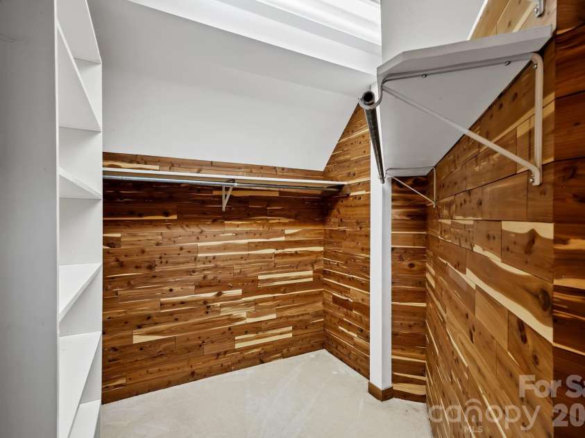 105 Welwyn Lane, Asheville, NC 28805.  MLS# CAR4401129, YatesRealty ID 37418. Cedar Lined Closet