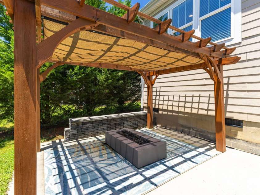 1210 39th Avenue, Hickory, NC 28601.  MLS# CAR4395071, YatesRealty ID 37420. Patio with Pergola