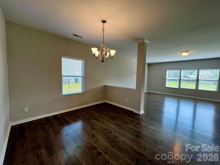 2007 Creeks Landing Drive, Monroe, NC 28110.  MLS# CAR4395896, YatesRealty ID 37424. Dining Area