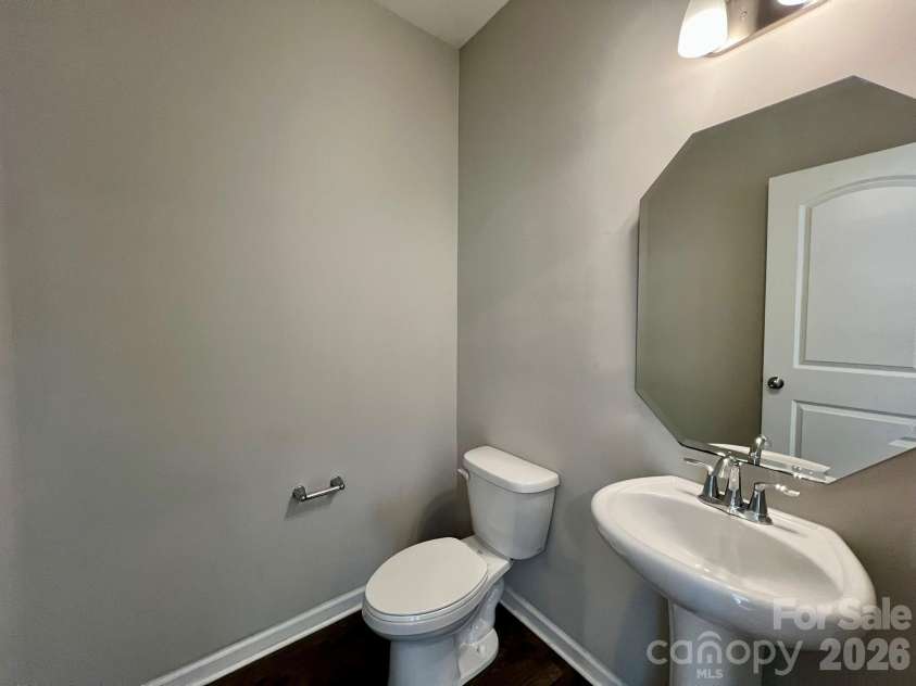 2007 Creeks Landing Drive, Monroe, NC 28110.  MLS# CAR4395896, YatesRealty ID 37424. Half Bath