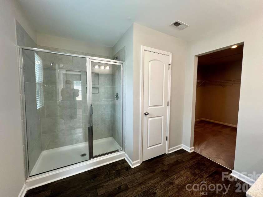 2007 Creeks Landing Drive, Monroe, NC 28110.  MLS# CAR4395896, YatesRealty ID 37424. Primary Bath