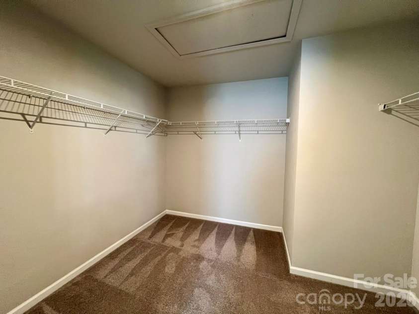 2007 Creeks Landing Drive, Monroe, NC 28110.  MLS# CAR4395896, YatesRealty ID 37424. Primary Closet