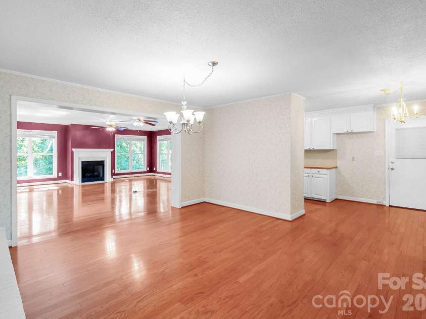 2520 Austin Chaney Road, Wingate, NC 28174.  MLS# CAR4400430, YatesRealty ID 37425. Dining/Kitchen/Great Room View