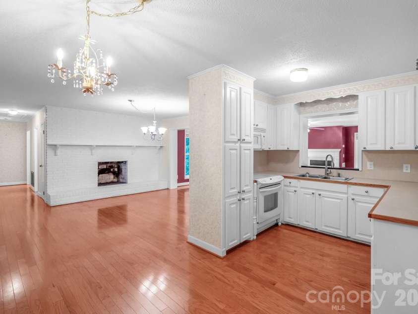 2520 Austin Chaney Road, Wingate, NC 28174.  MLS# CAR4400430, YatesRealty ID 37425. Kitchen/ Dining View