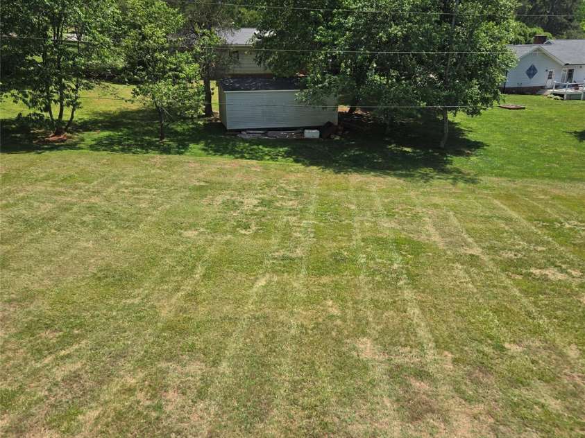 131 Morvue Loop, Statesville, NC 28625.  MLS# CAR4375122, YatesRealty ID 37436. Back yard