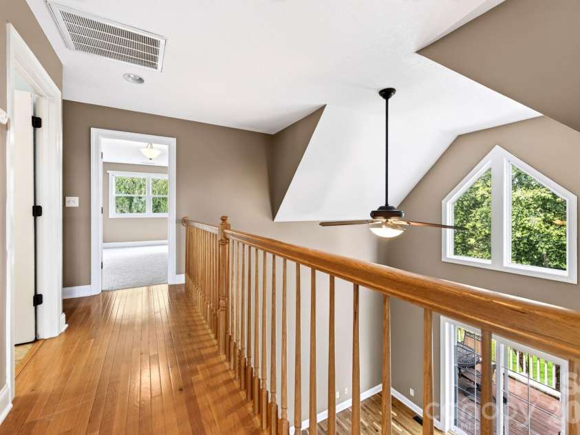 93 Big Sky Drive, Leicester, NC 28748.  MLS# CAR4403278, YatesRealty ID 37449. Breezeway looking over the living room