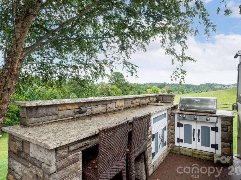 93 Big Sky Drive, Leicester, NC 28748.  MLS# CAR4403278, YatesRealty ID 37449. Outdoor Kitchen