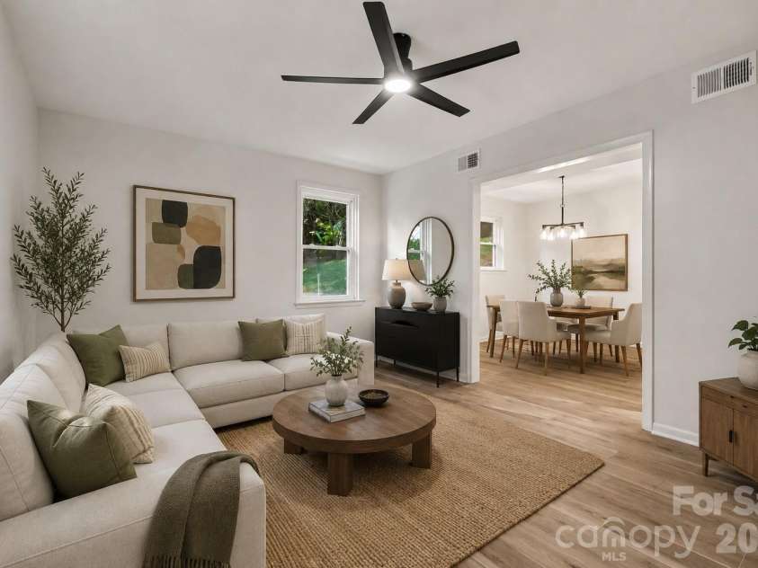323 Whispering Pines Drive, Charlotte, NC 28217.  MLS# CAR4404610, YatesRealty ID 37453. Virtually staged