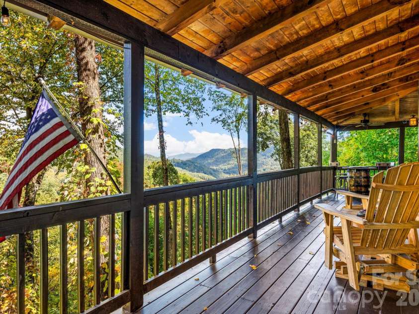 160 Bridle Drive, Maggie Valley, NC 28751.  MLS# CAR4404960, YatesRealty ID 37464. Views!