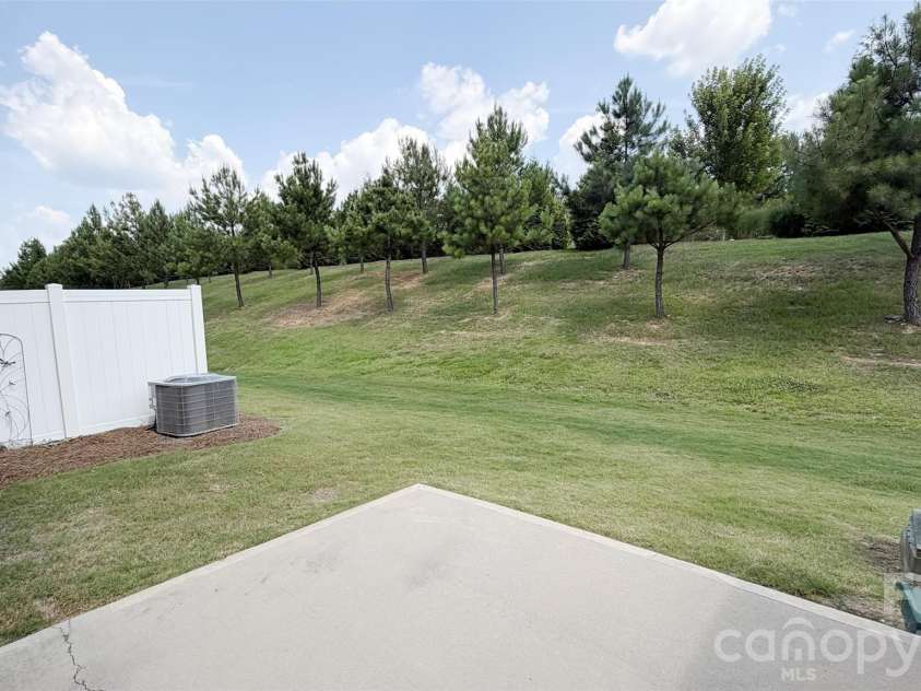 7505 Hartsfield Drive, Lancaster, SC 29720.  MLS# CAR4403879, YatesRealty ID 37478. View from back door