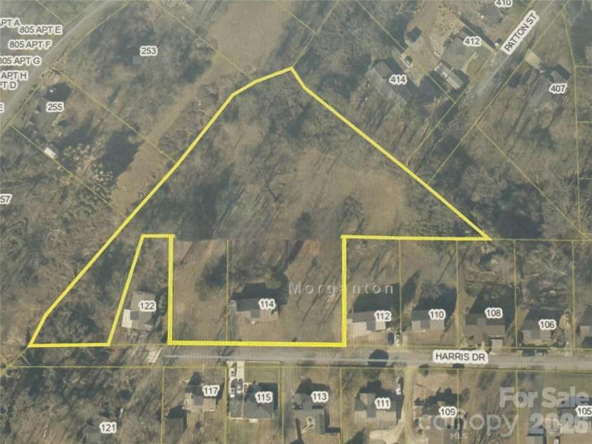 114 Harris Drive, Morganton, NC 28655.  MLS# CAR4402100, YatesRealty ID 37485. 