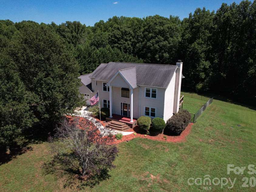 6567 Keeneland Trail, Vale, NC 28168.  MLS# CAR4404550, YatesRealty ID 37501. Aerial view