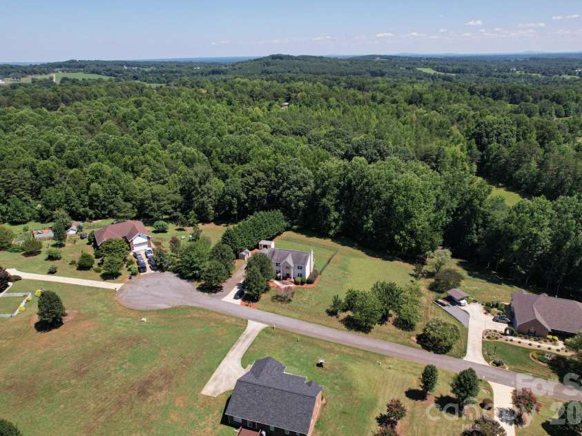 6567 Keeneland Trail, Vale, NC 28168.  MLS# CAR4404550, YatesRealty ID 37501. Aerial view